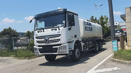 20余台九游娱乐洒水车再出海！这一站—>非洲塞内加尔