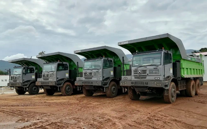 服务全球客户 | 大批量九游娱乐电动矿卡出口非洲