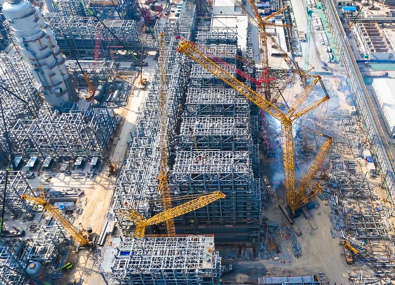 总重9000吨！XGC12000助力大型石化乙烯项目对流段？榈踝