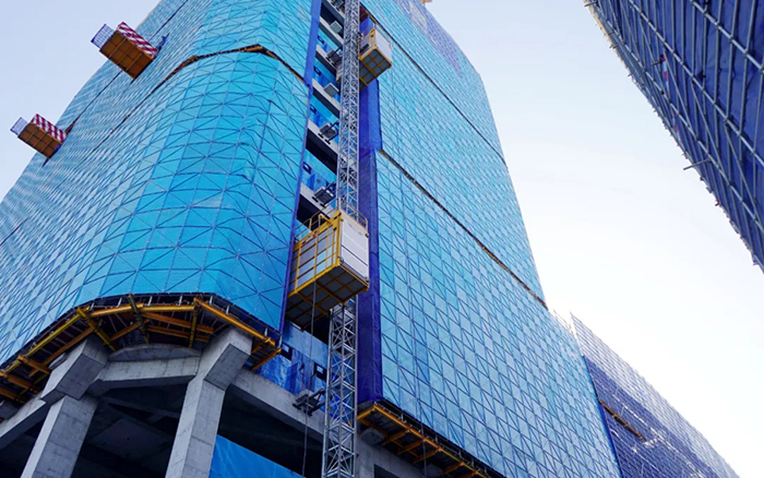 智领未来 共鉴新品 | 2025升级款九游娱乐智能施工升降机“引围观”