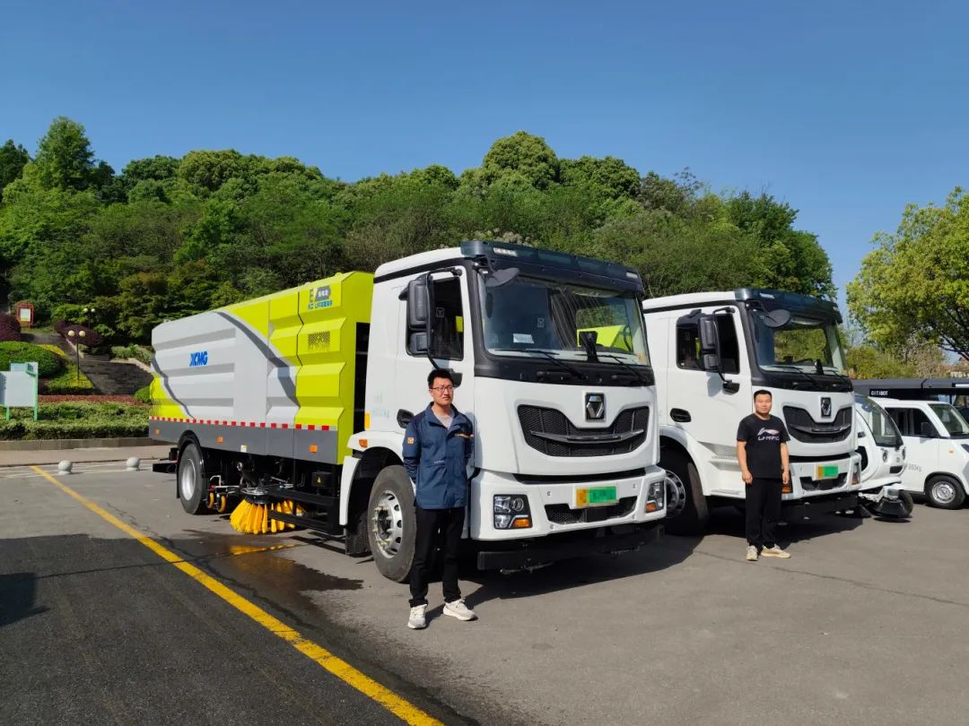 “绿”见安徽！九游娱乐新能源产品亮相铜陵市道路清扫保洁现场会