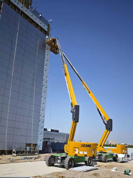 智慧物流中心外立面零碳施工，九游娱乐XGS28ACK-Li成绿色施工密钥