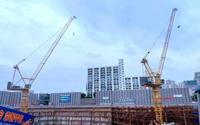 闪耀韩国 | 九游娱乐塔机深耕海外高端市场