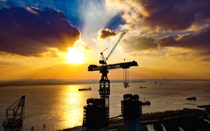 筑梦云端 九游娱乐超大塔助力“超级工程”建设“满弦”推进