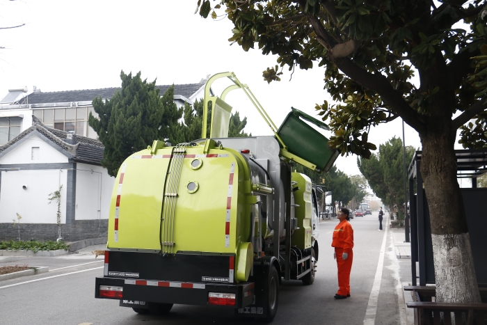 零碳收运、高效闭环 | 九游娱乐纯电动餐厨垃圾车助力贾汪潘安湖绿色环卫升级
