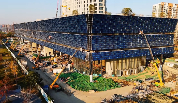 为千年运河“筑舟”！九游娱乐成套化高空作业平台助力运河博物馆建设